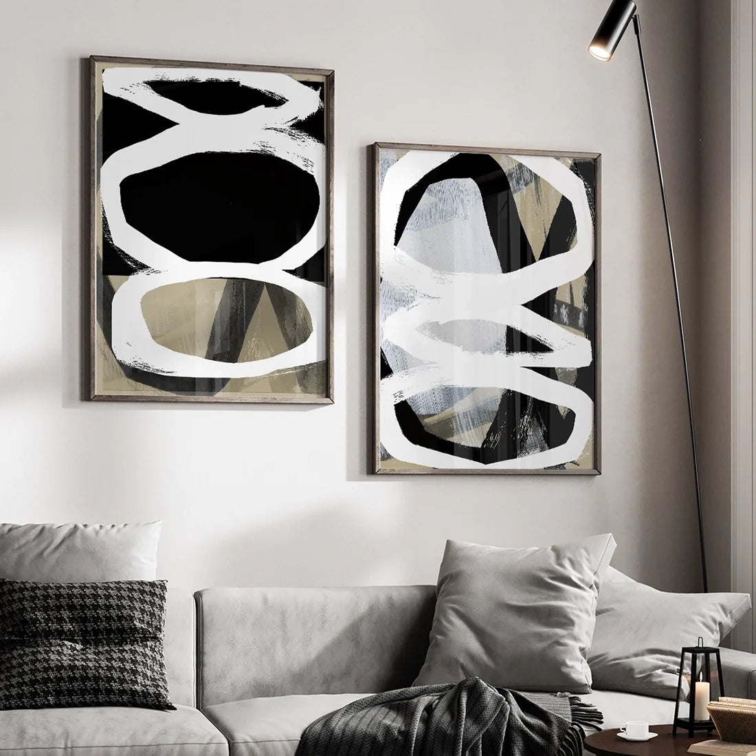 Coleccion Bold Black on White