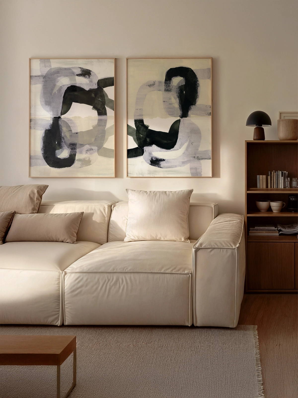 Black and White Gestures I