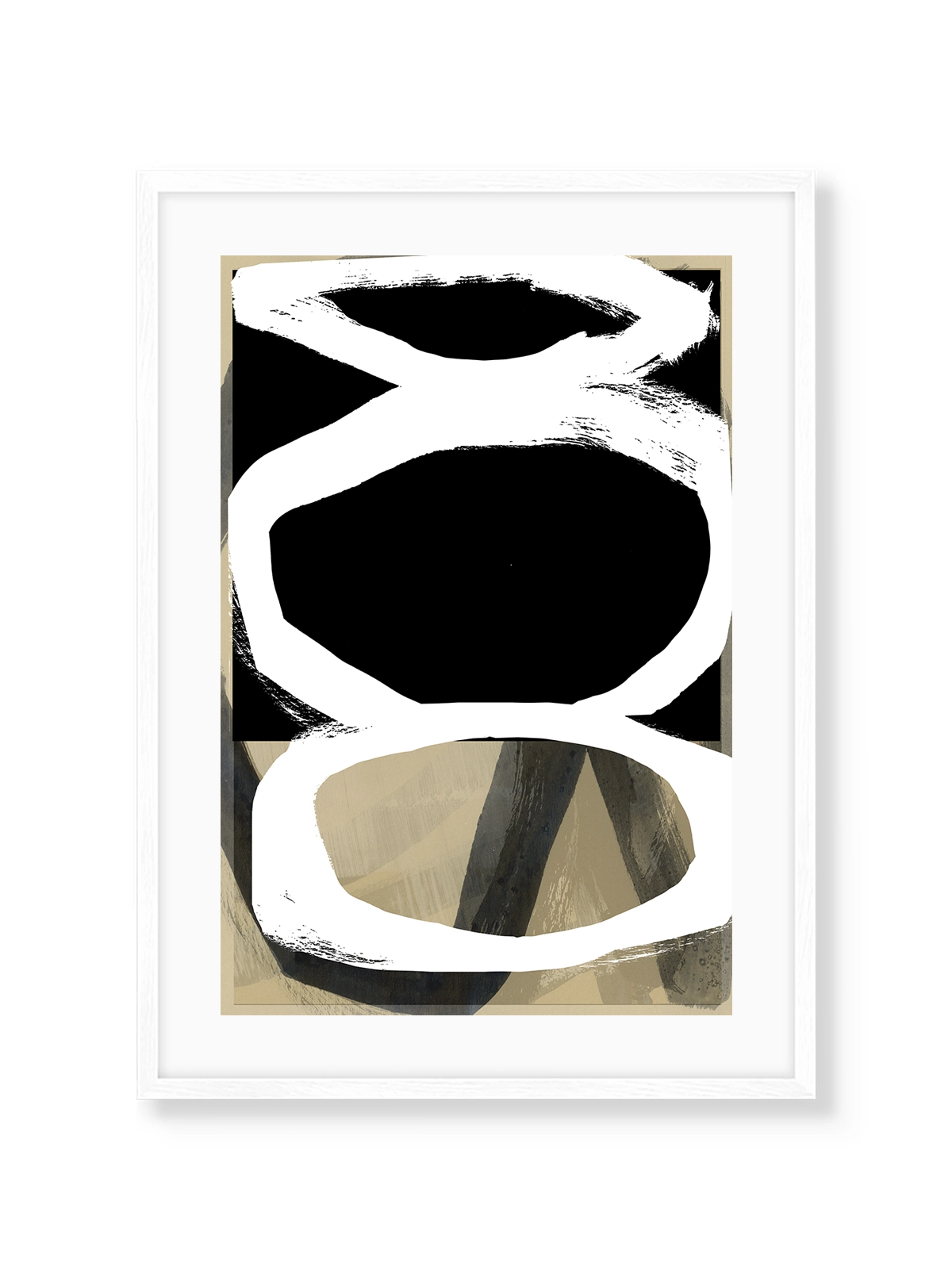 Bold Black on White I