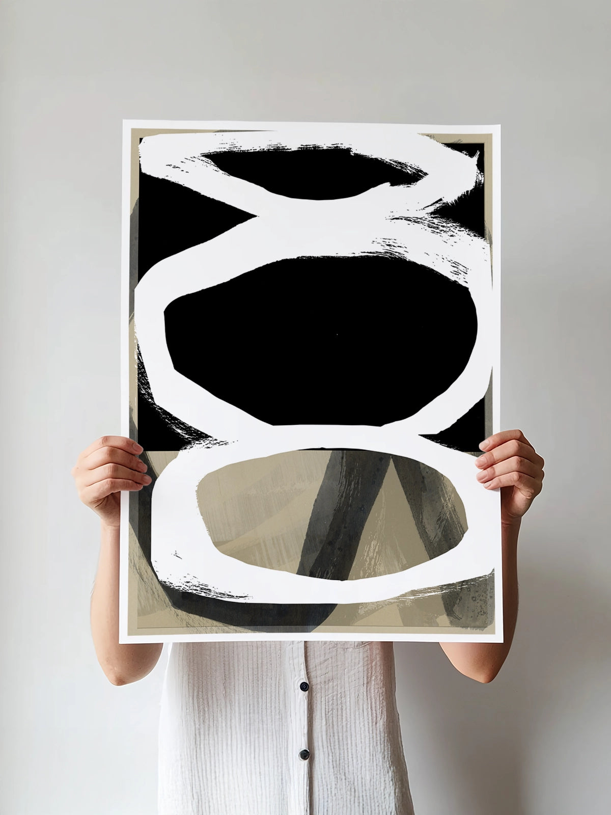 Bold Black on White I