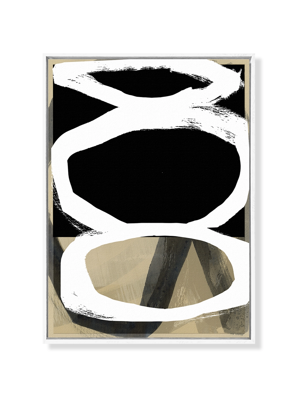 Bold Black on White I