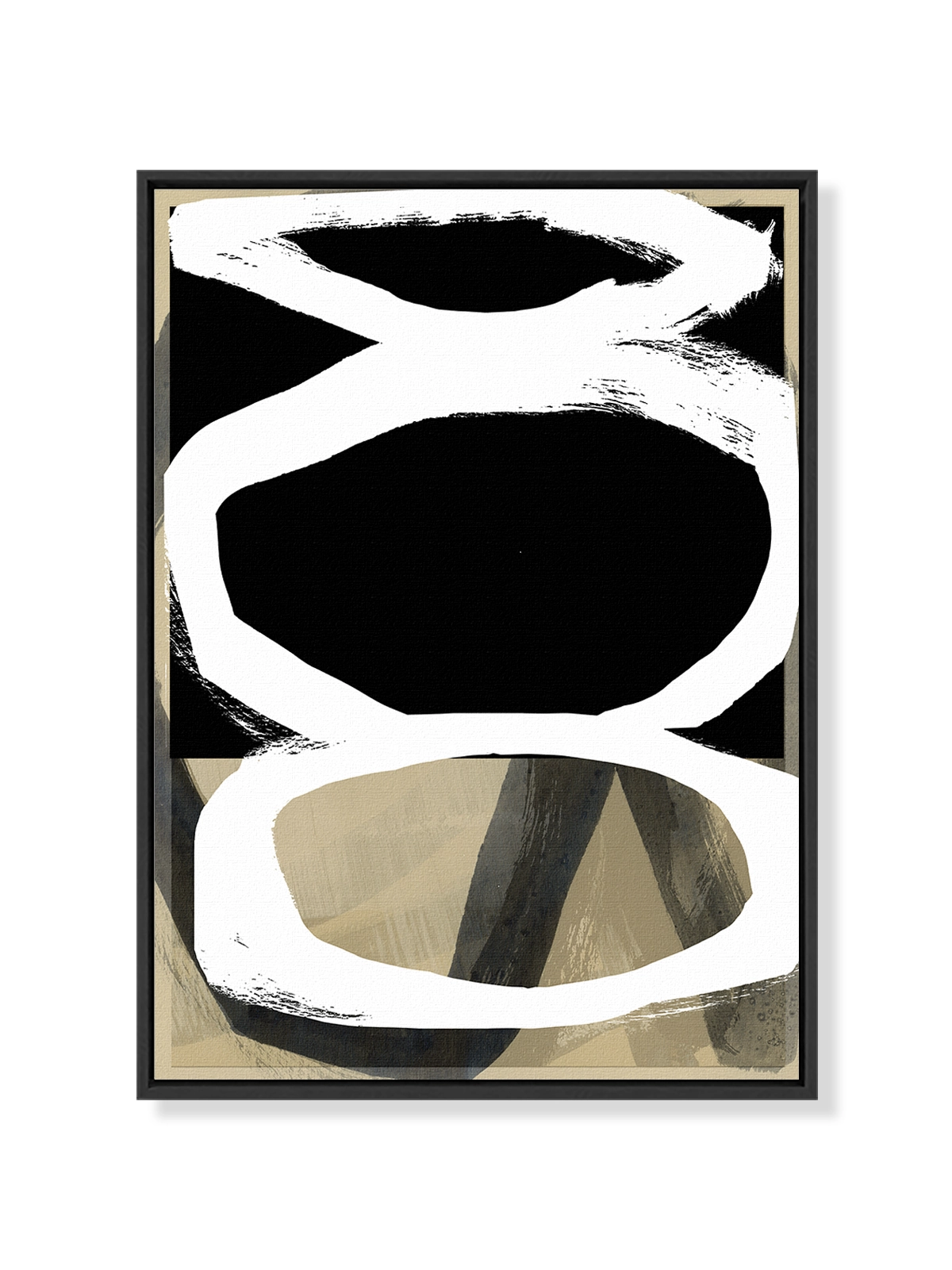 Bold Black on White I