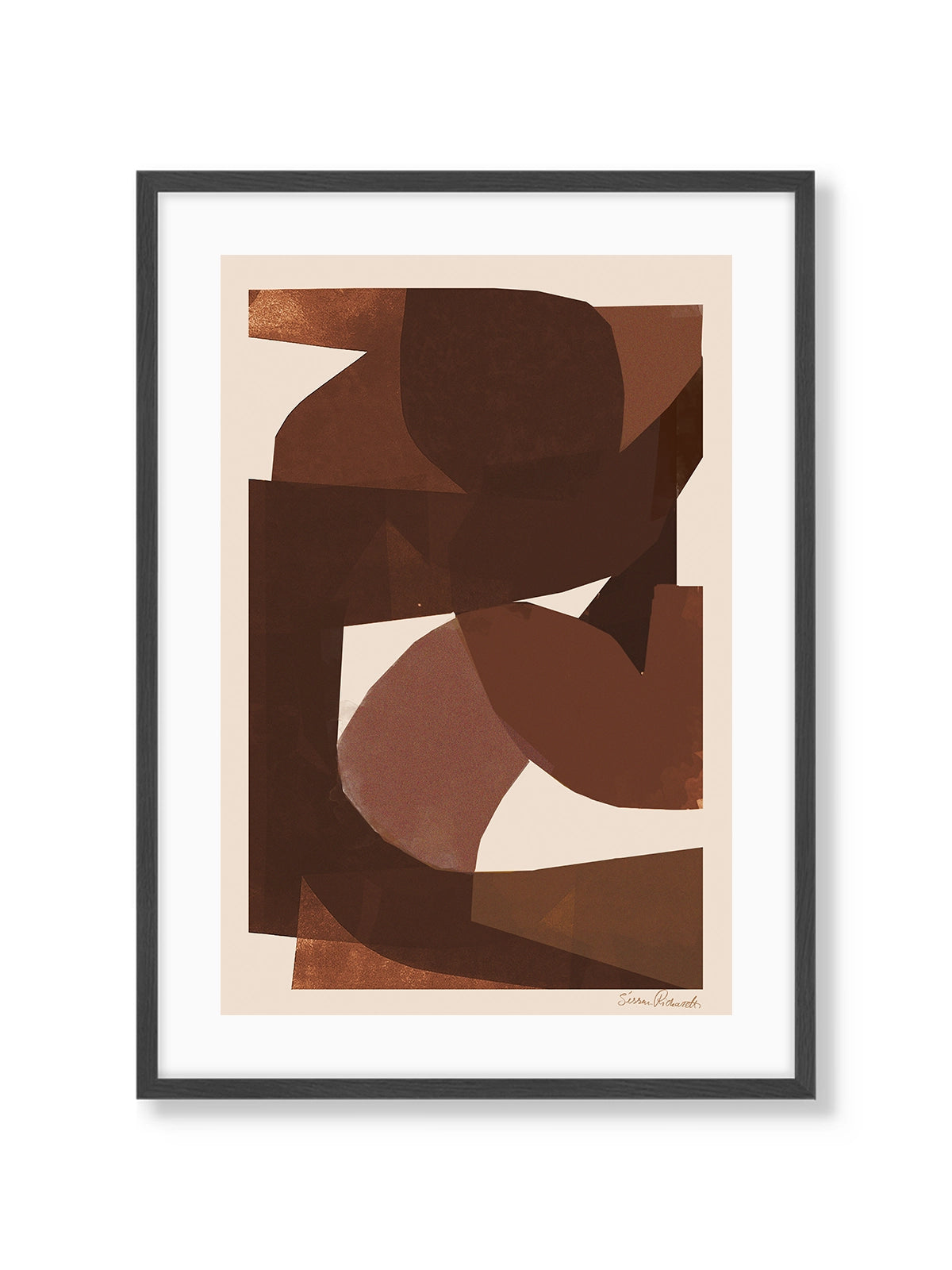 Brown Shapes - Nomadart