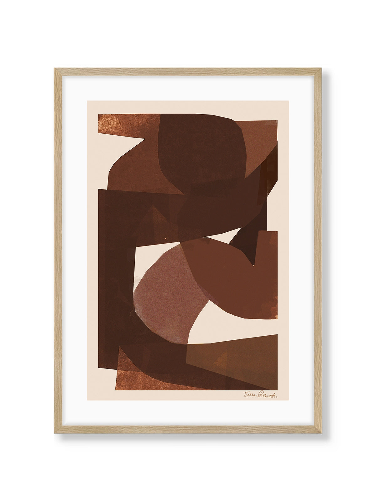 Brown Shapes - Nomadart
