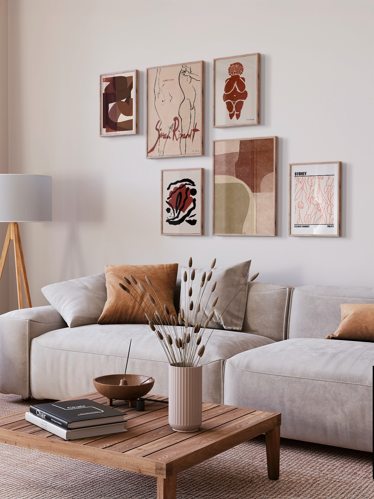 Earth Tones Wall Art Gallery