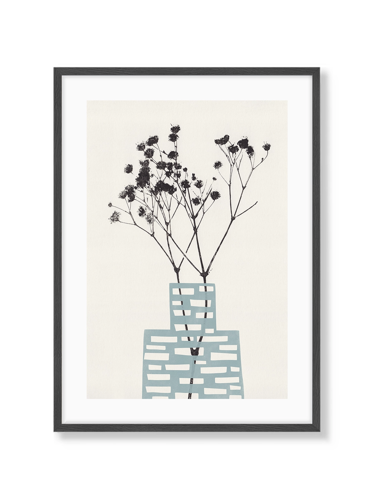 Gypsophila in a Blue Vase