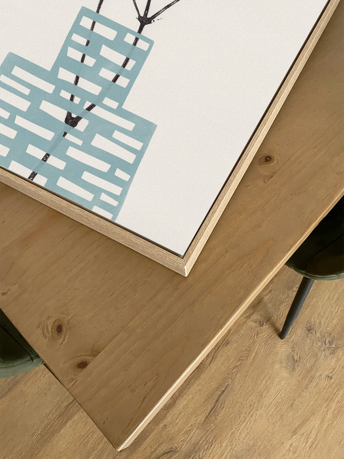 Gypsophila in a Blue Vase