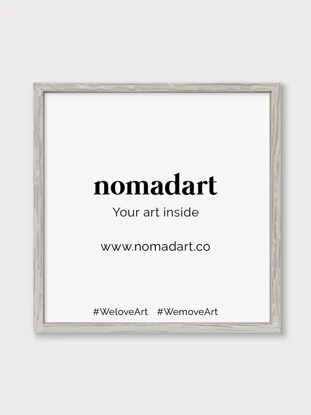 Marco a la tiza Beige - Nomadart