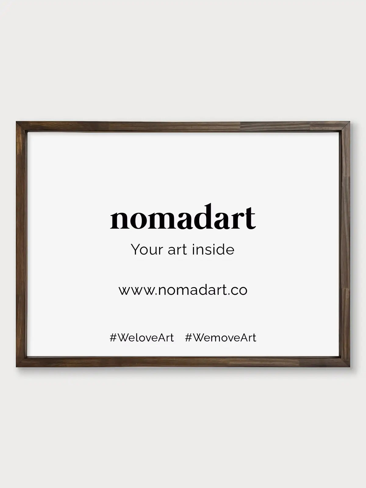 Marco a la tiza Nogal - Nomadart