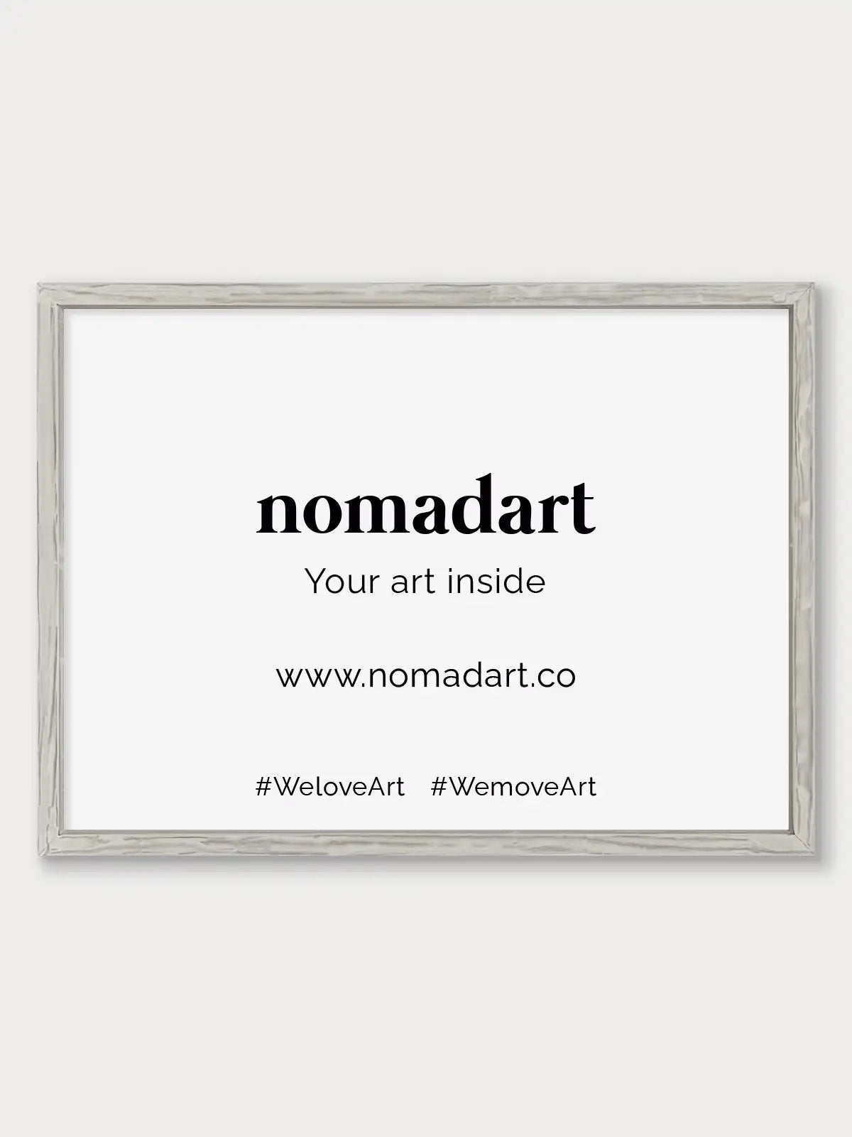 Marco a la tiza Beige - Nomadart