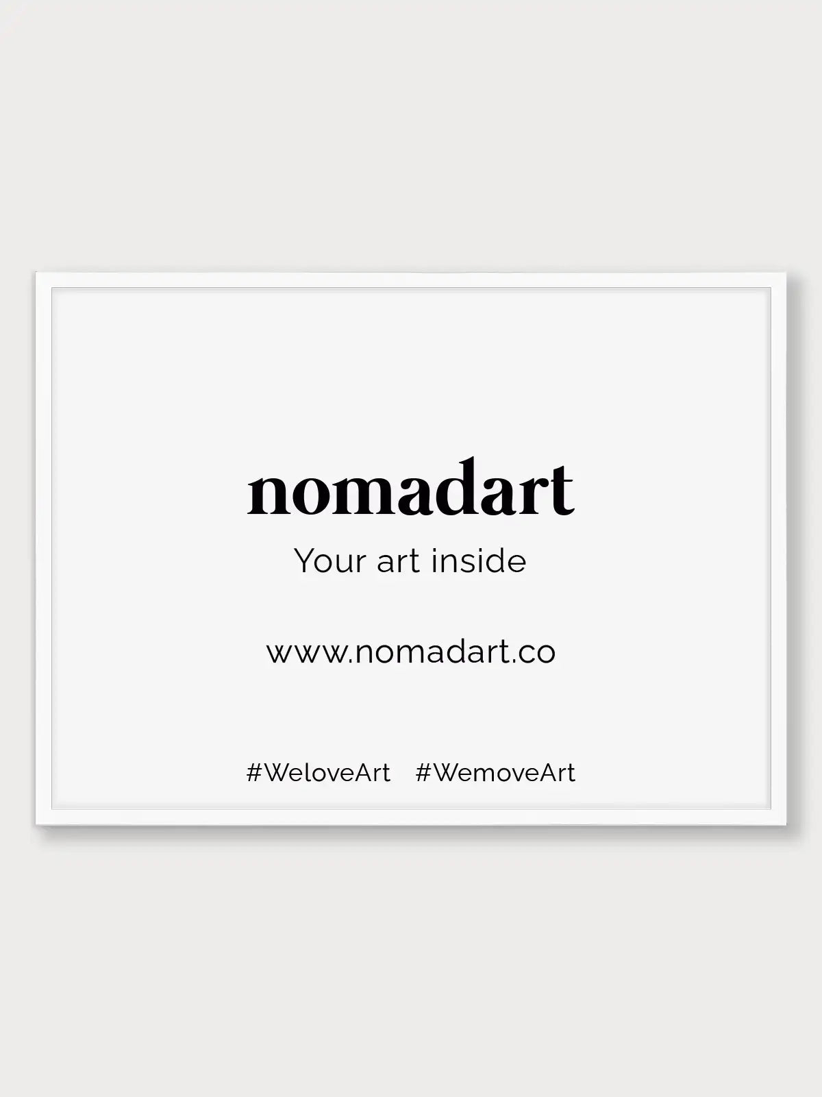 Marco de madera Blanco - Nomadart