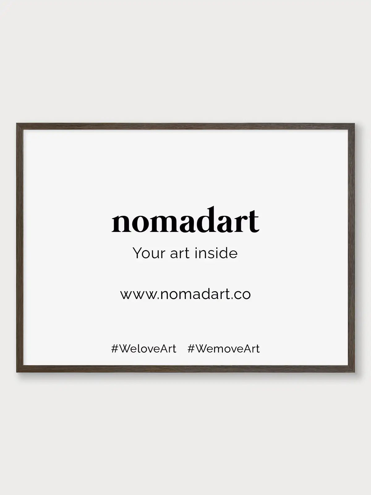 Marco de madera Wengué - Nomadart
