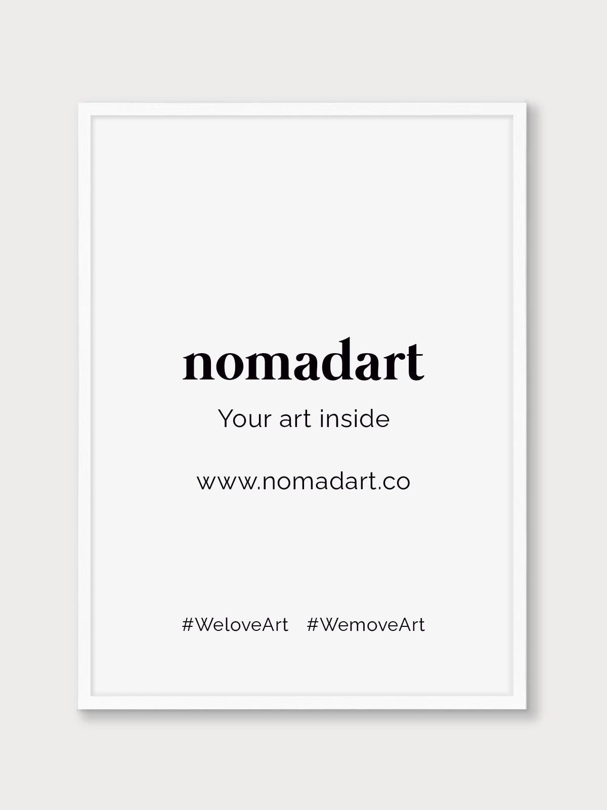Marco de madera Blanco - Nomadart