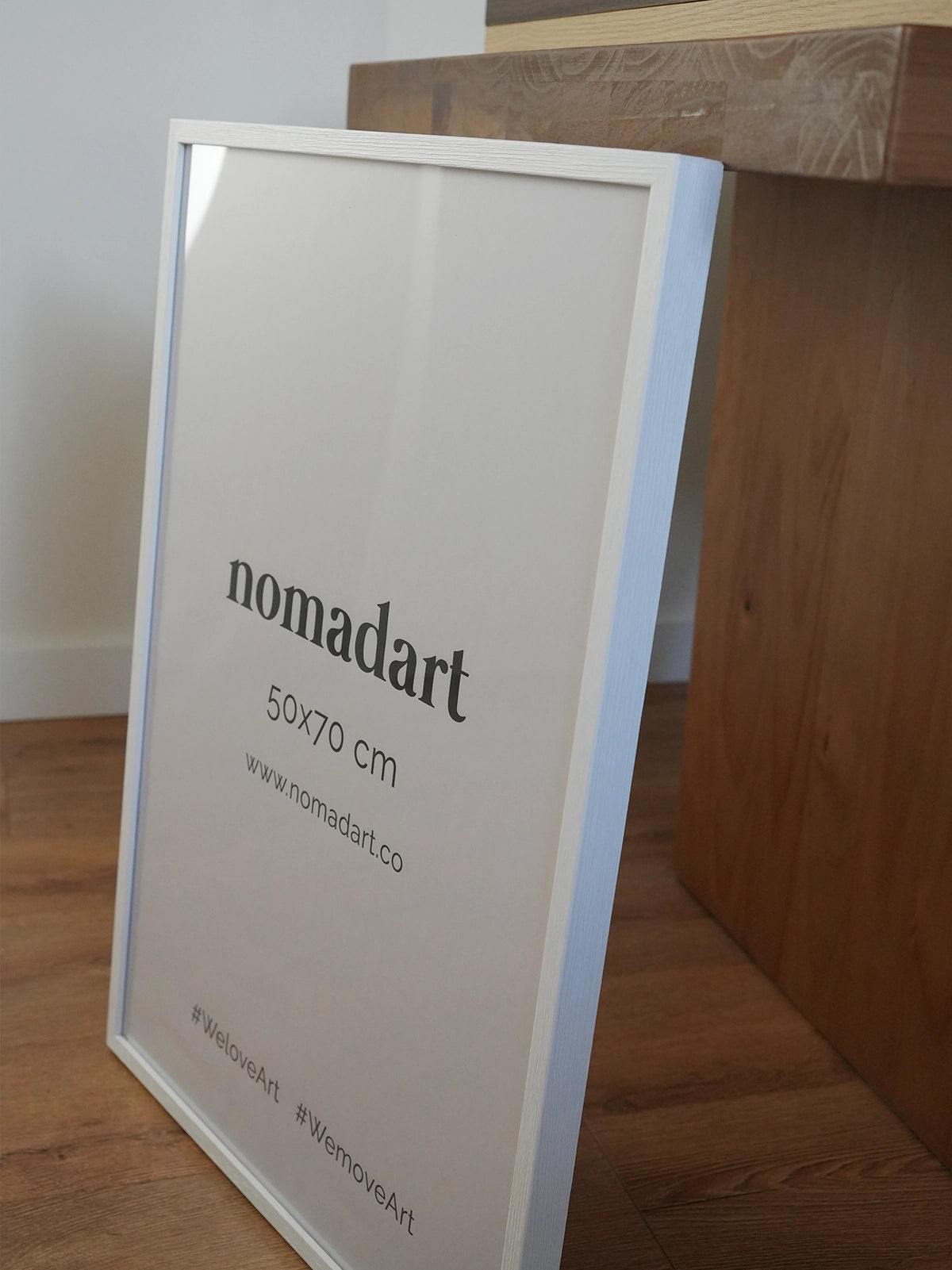 Marco de madera Blanco - Nomadart