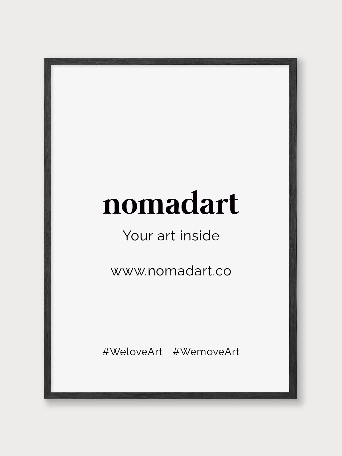 Marco de madera Negro - Nomadart