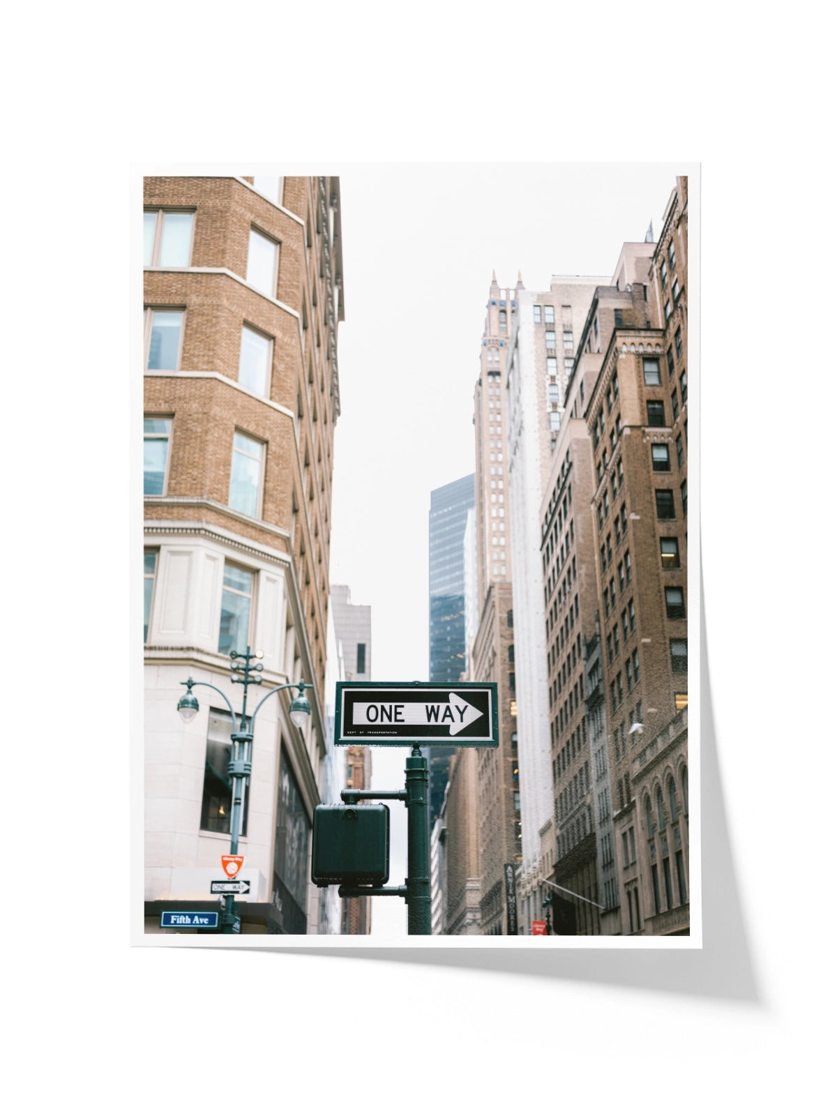 One way Sign