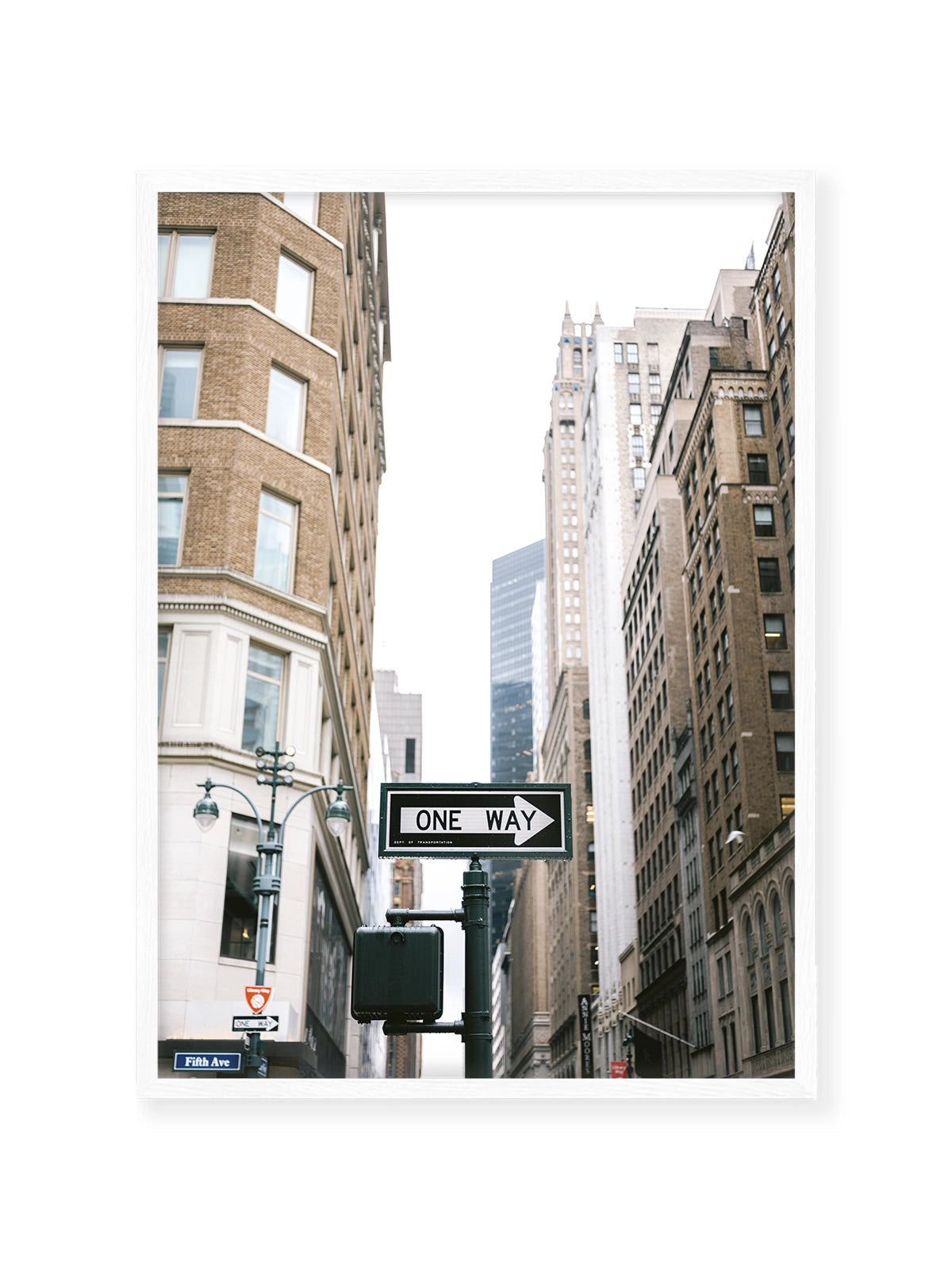 One way Sign