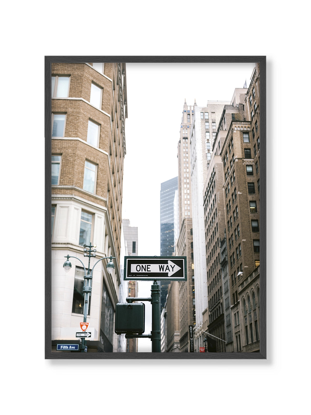 One way Sign