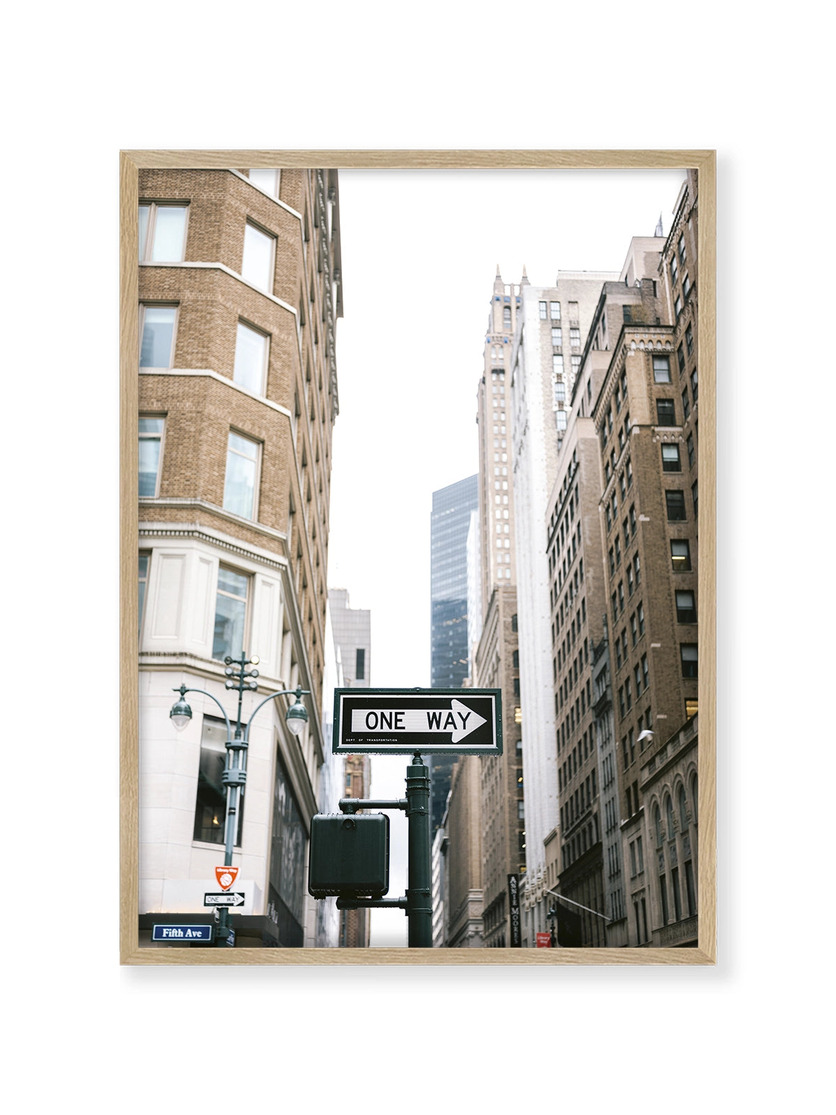 One way Sign