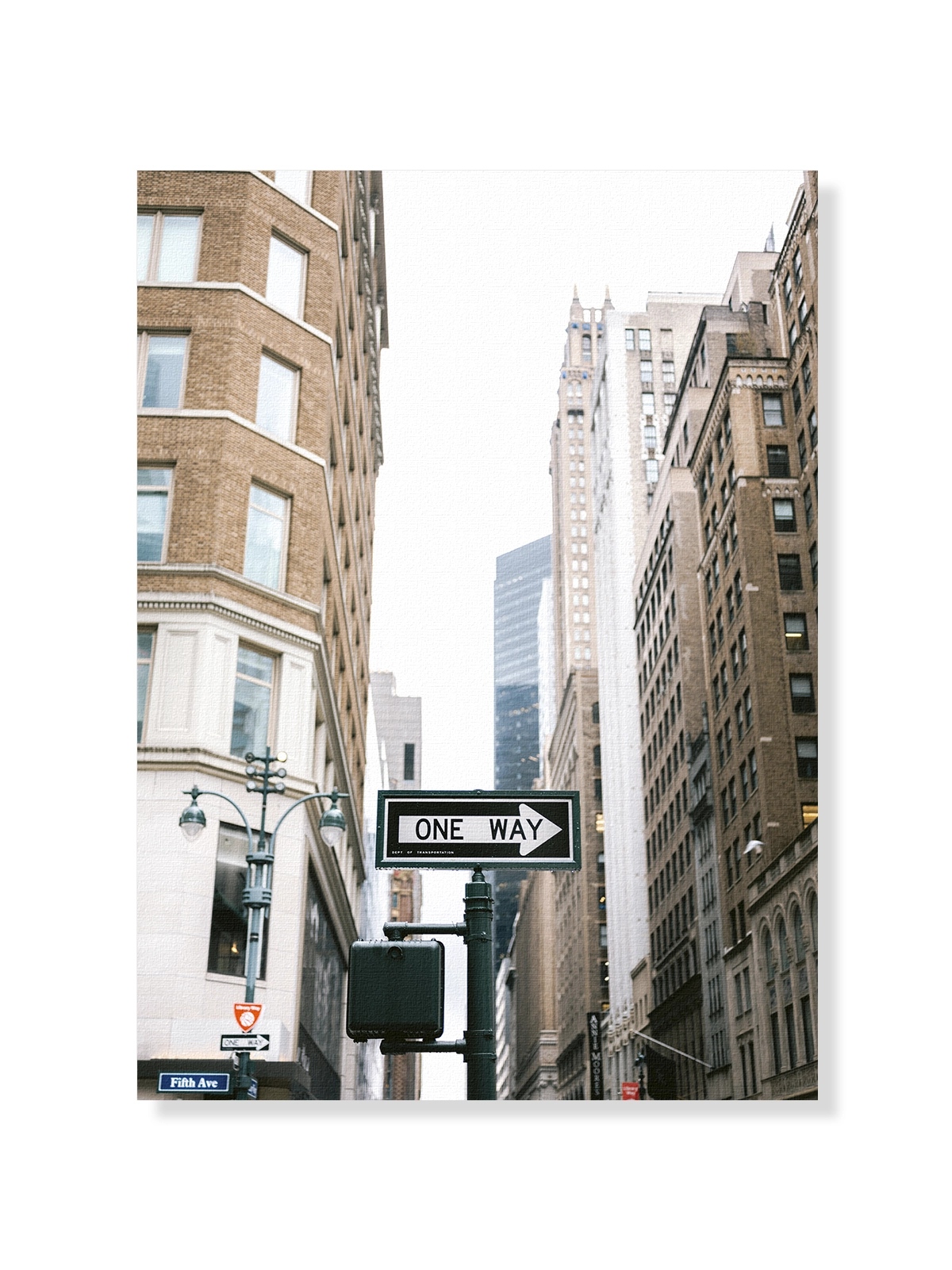 One way Sign
