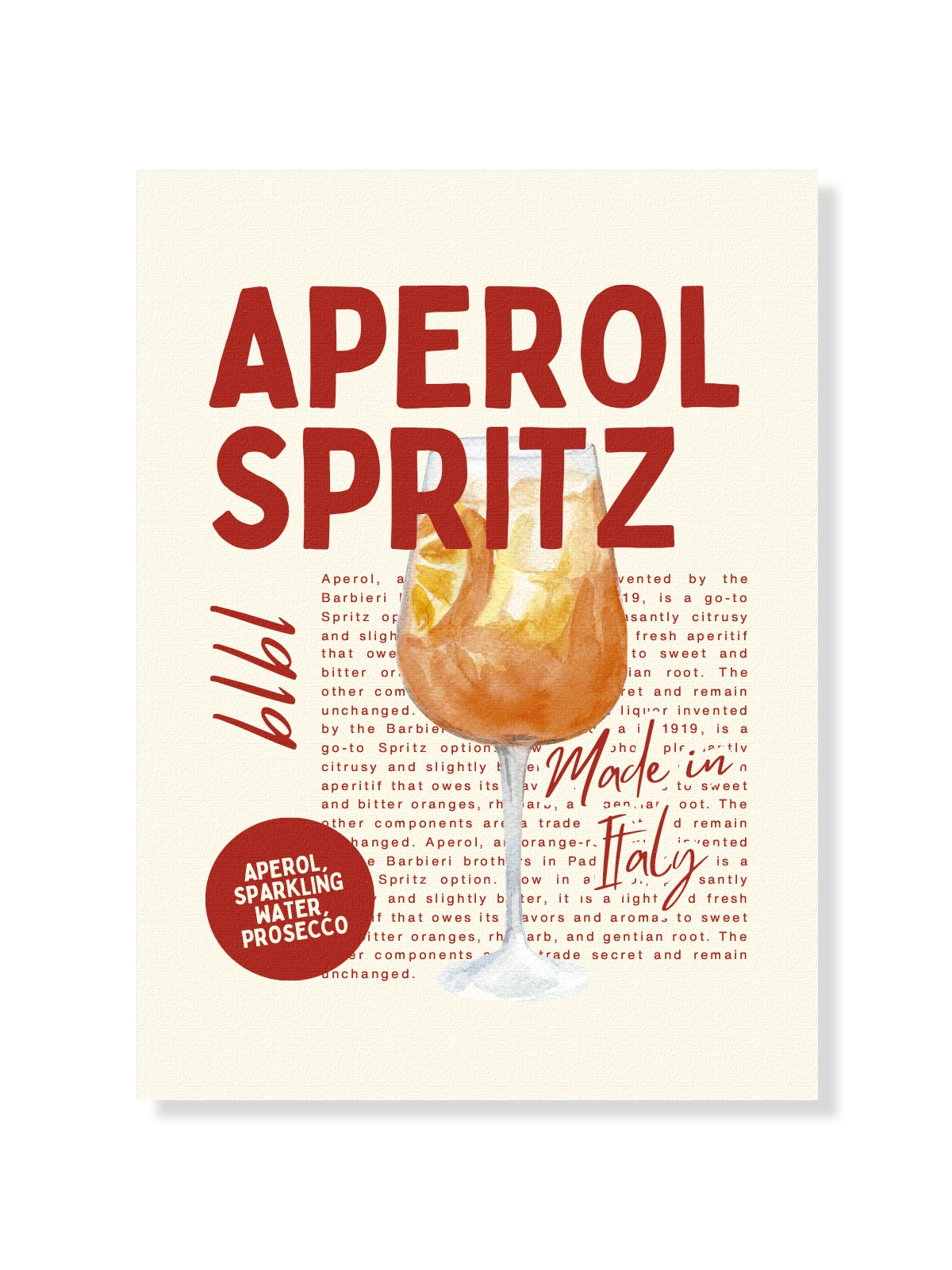Aperol Spritz Retro