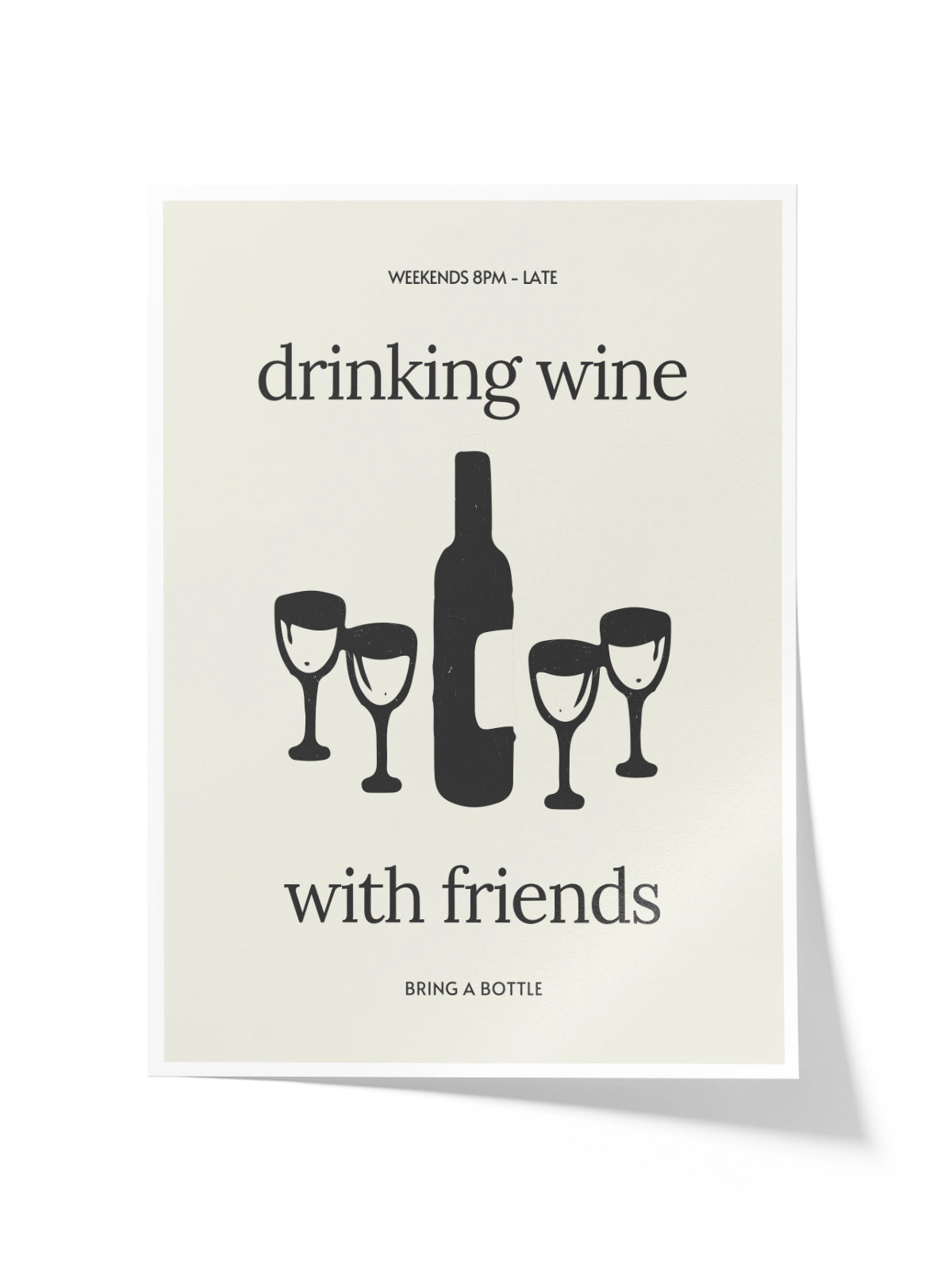 Drinking Wine with Friends