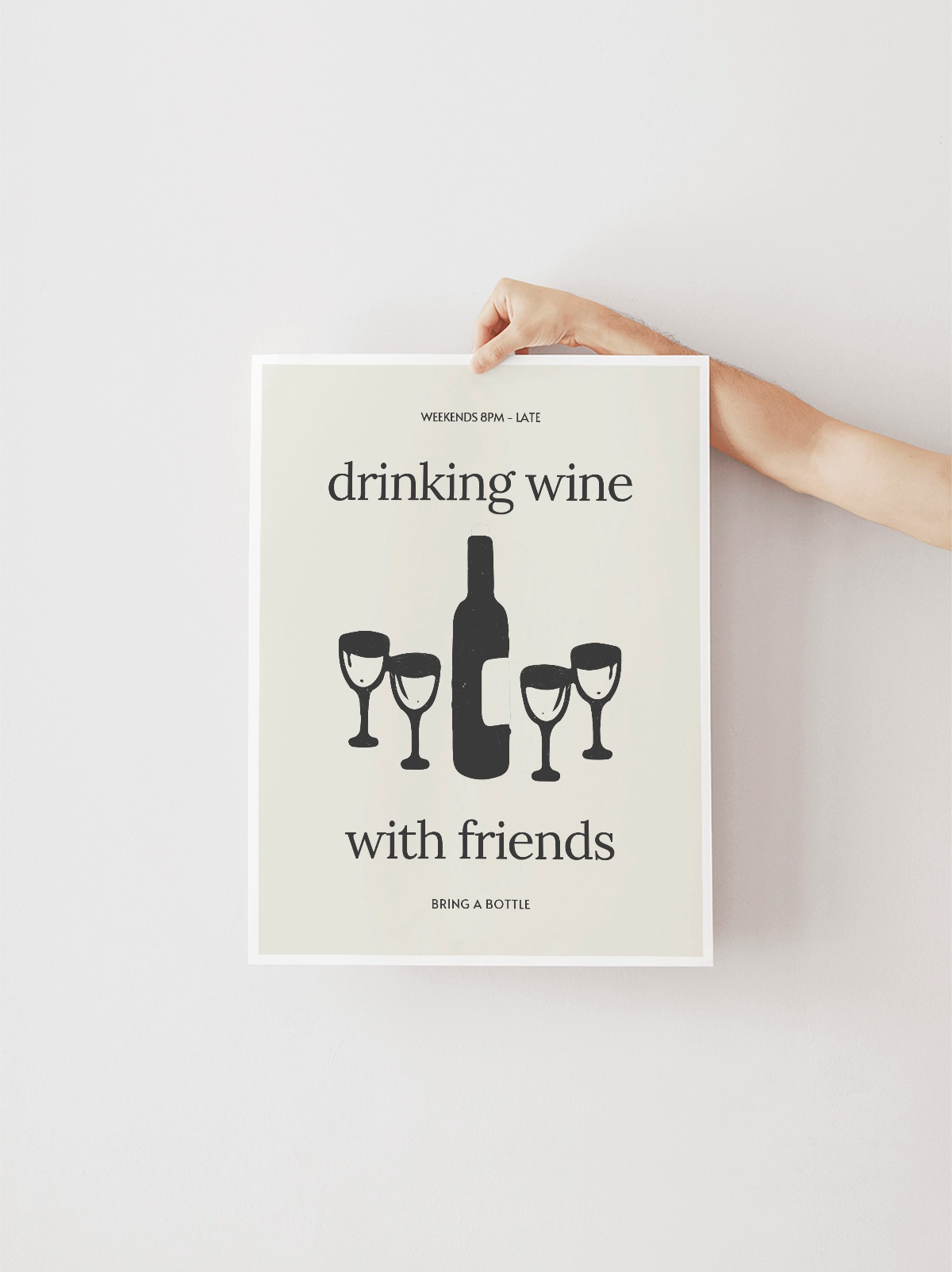 Drinking Wine with Friends