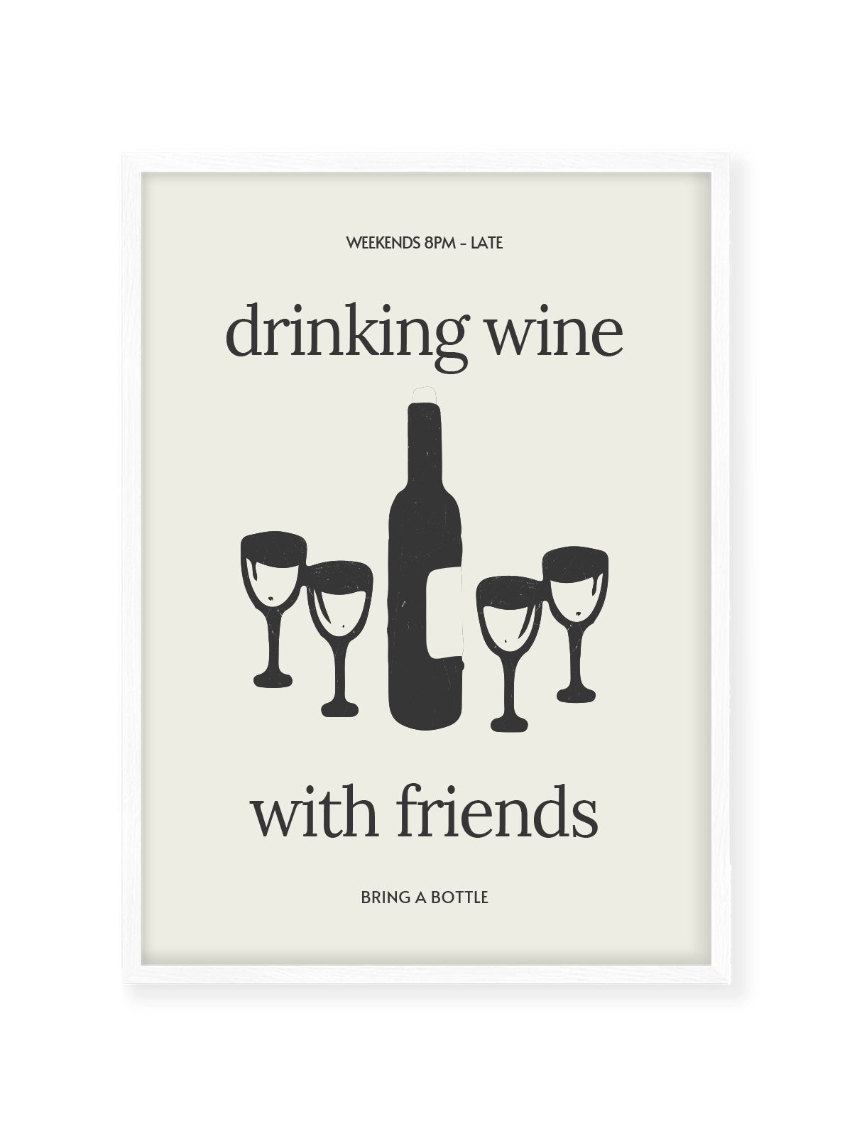 Drinking Wine with Friends