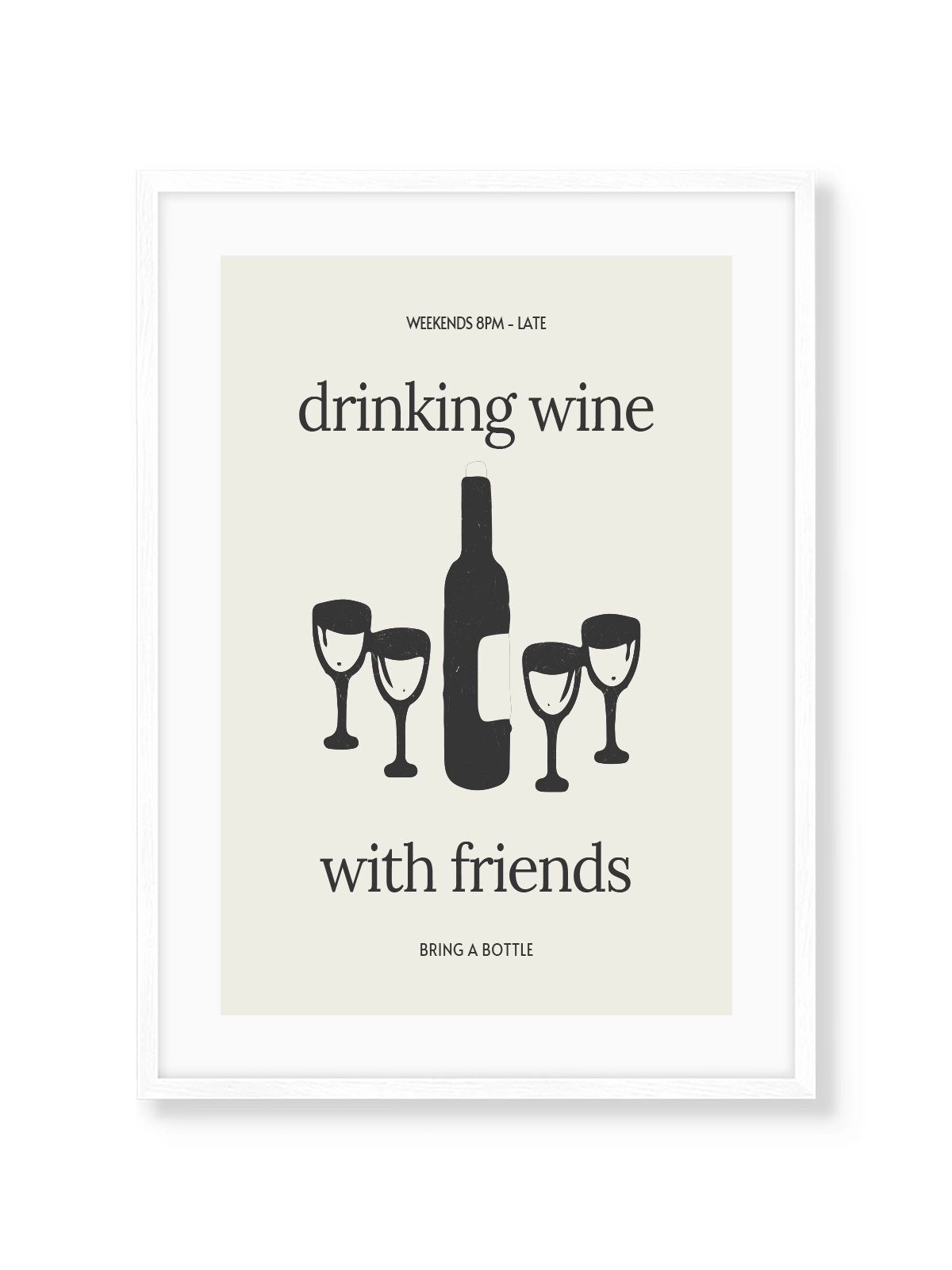 Drinking Wine with Friends