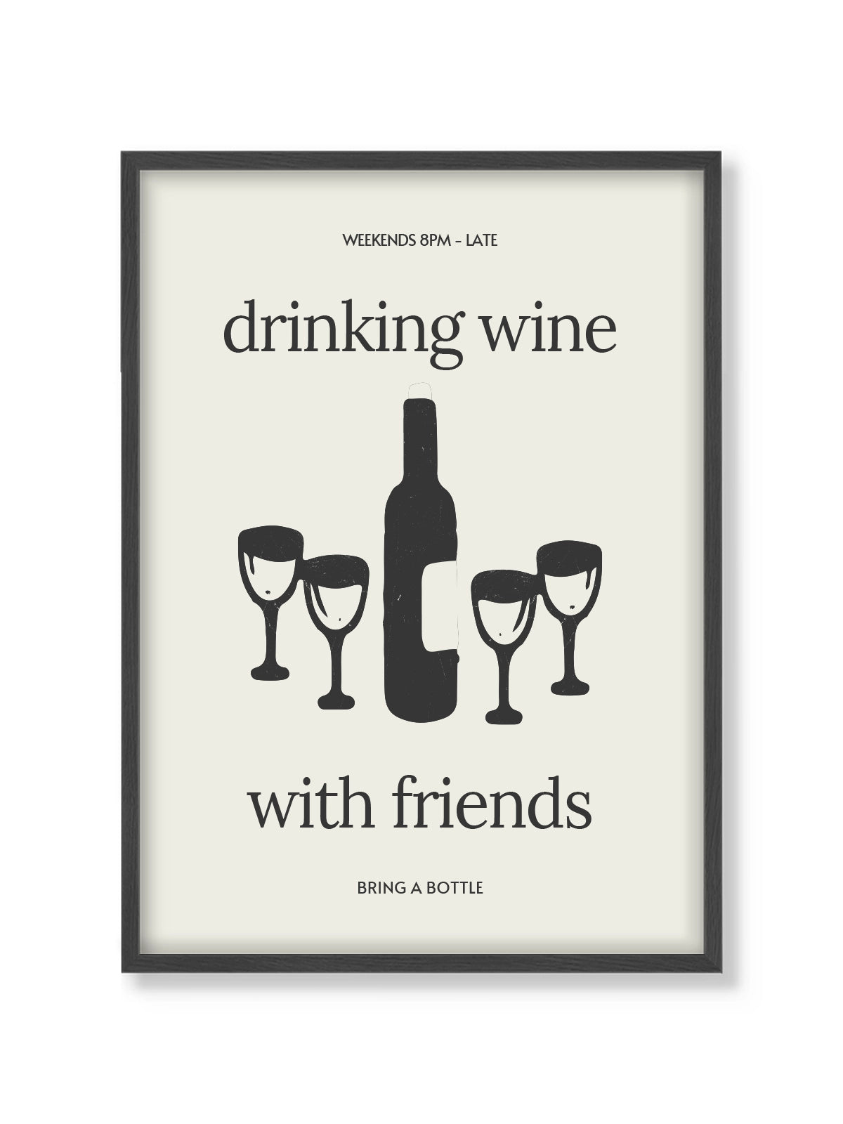 Drinking Wine with Friends