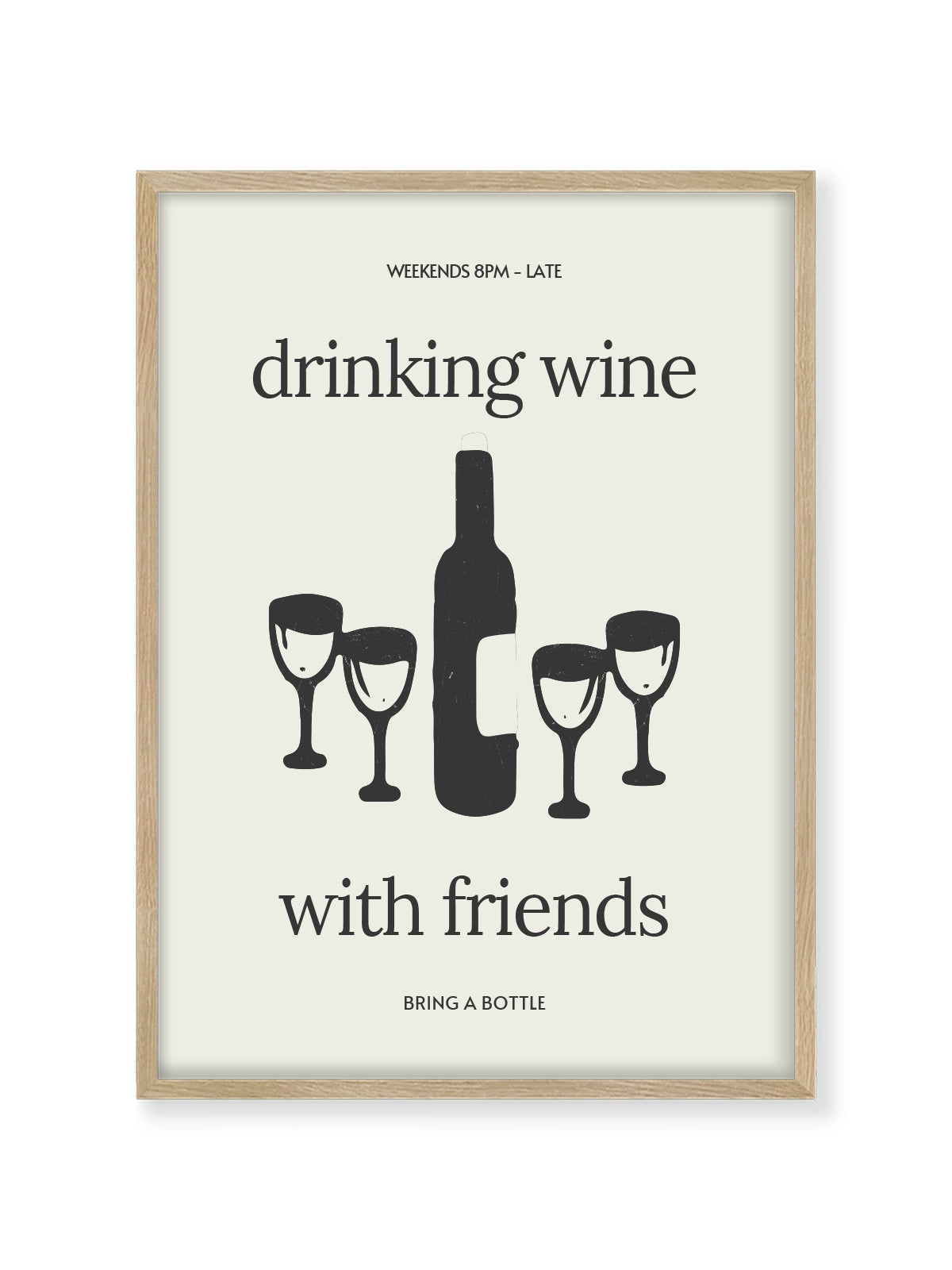 Drinking Wine with Friends