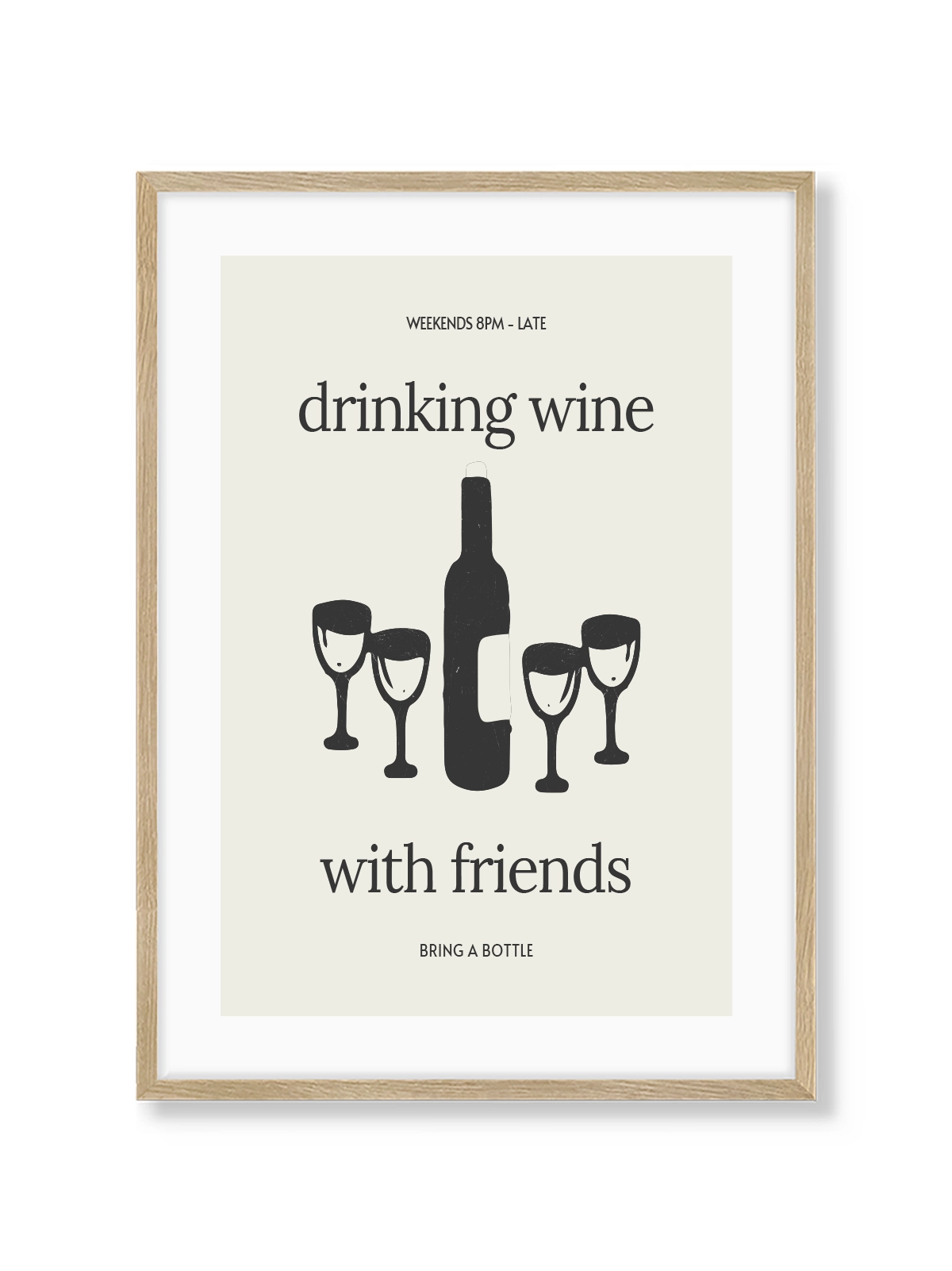 Drinking Wine with Friends