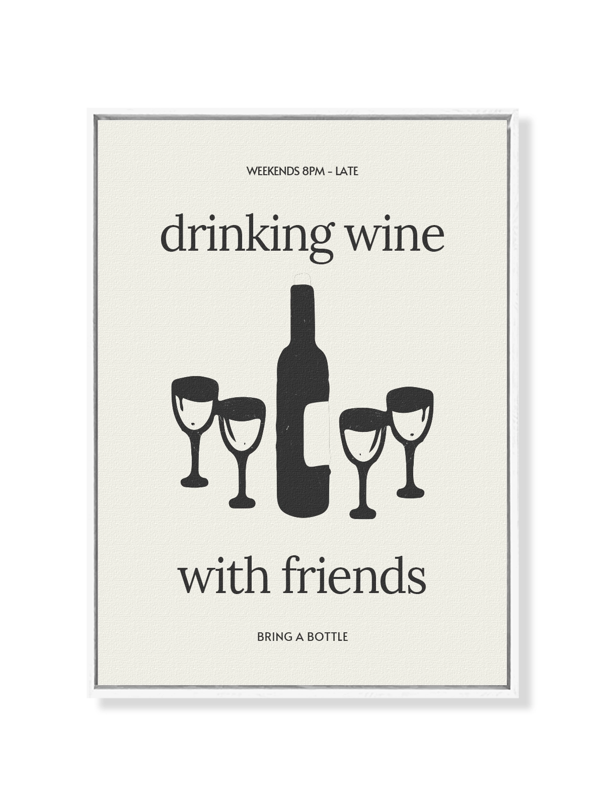 Drinking Wine with Friends