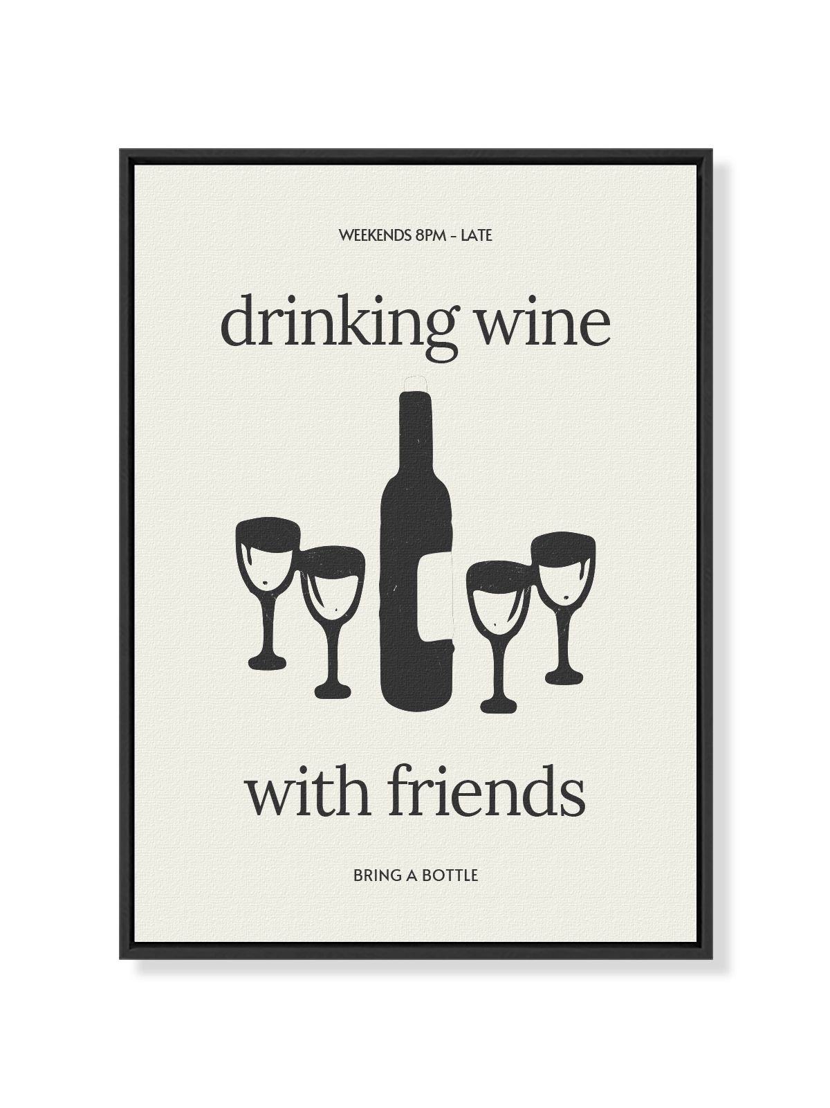 Drinking Wine with Friends