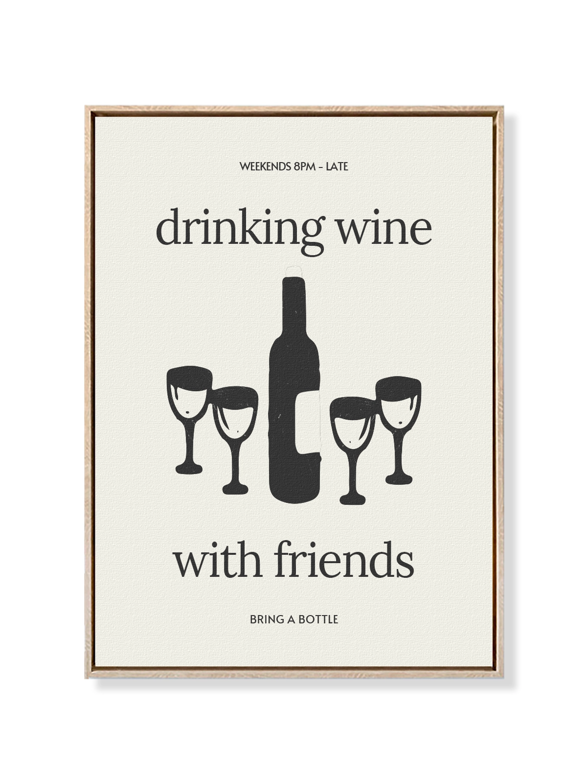 Drinking Wine with Friends