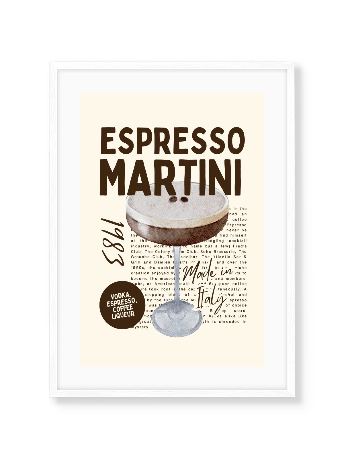 Espresso Martini Retro