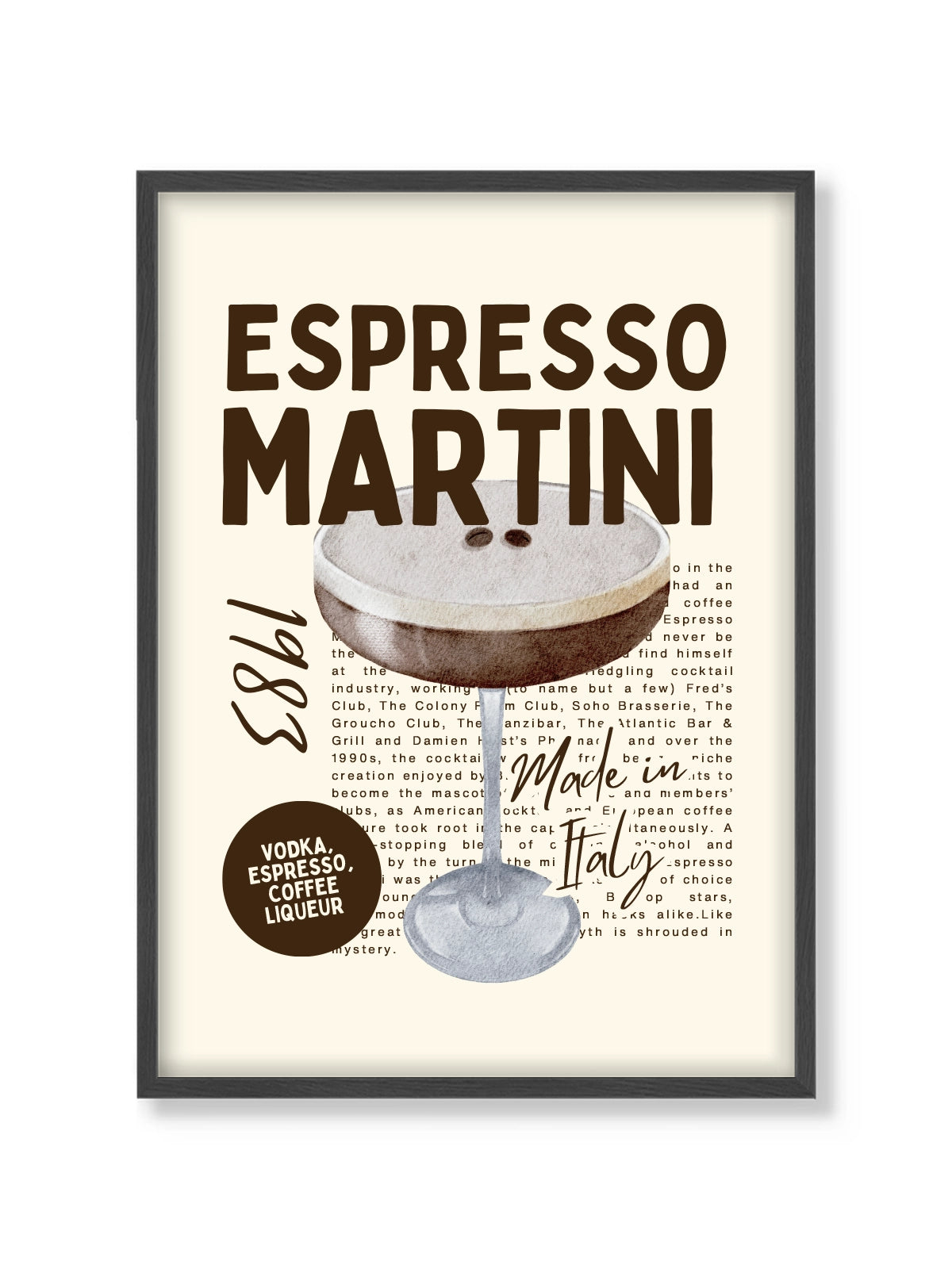 Espresso Martini Retro