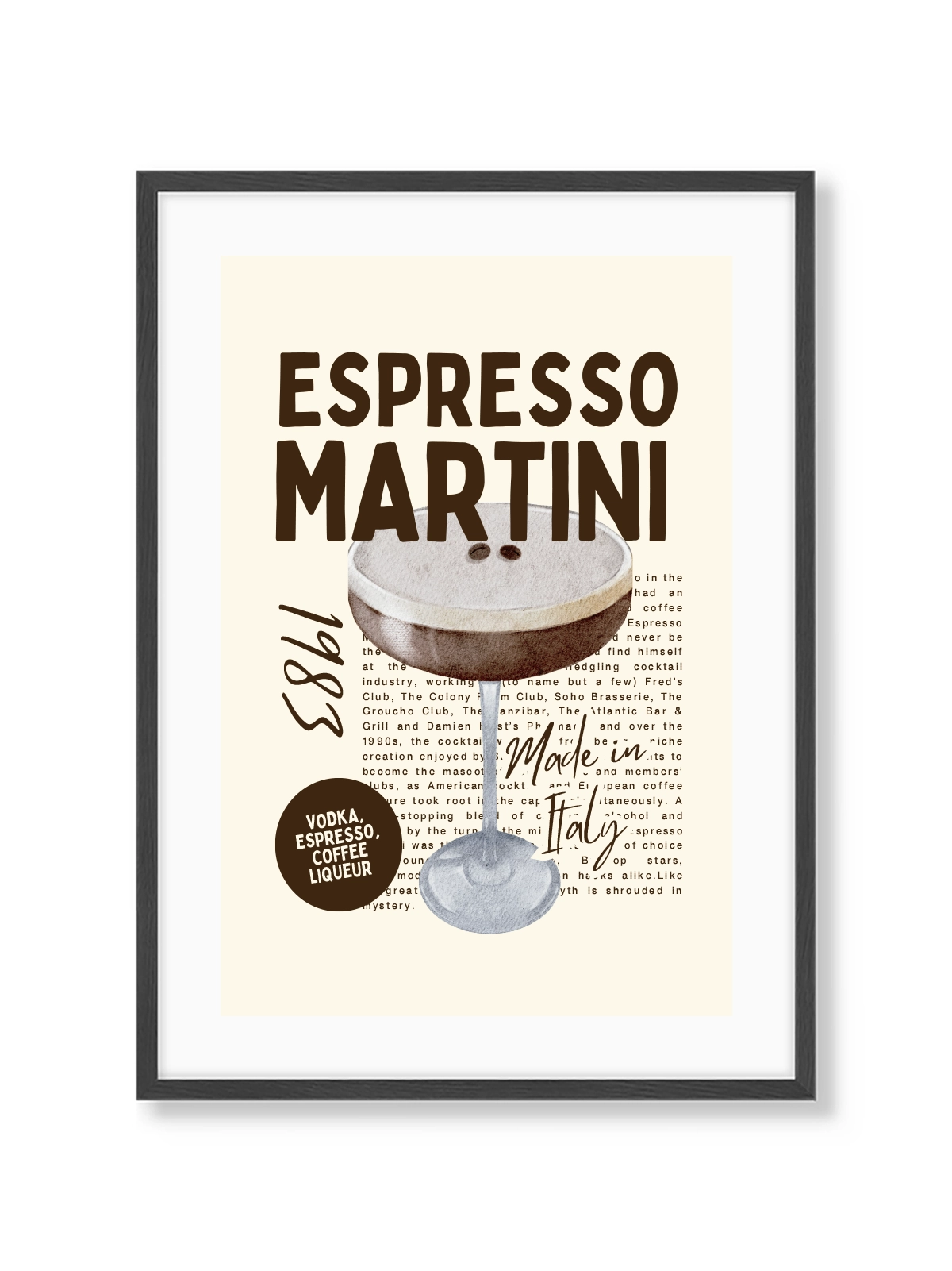 Espresso Martini Retro