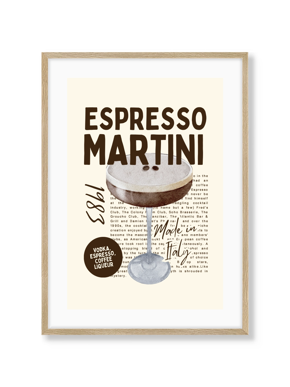 Espresso Martini Retro