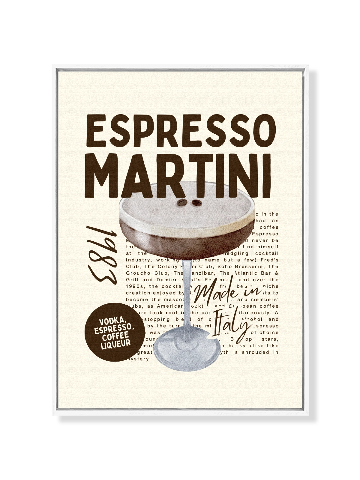 Espresso Martini Retro