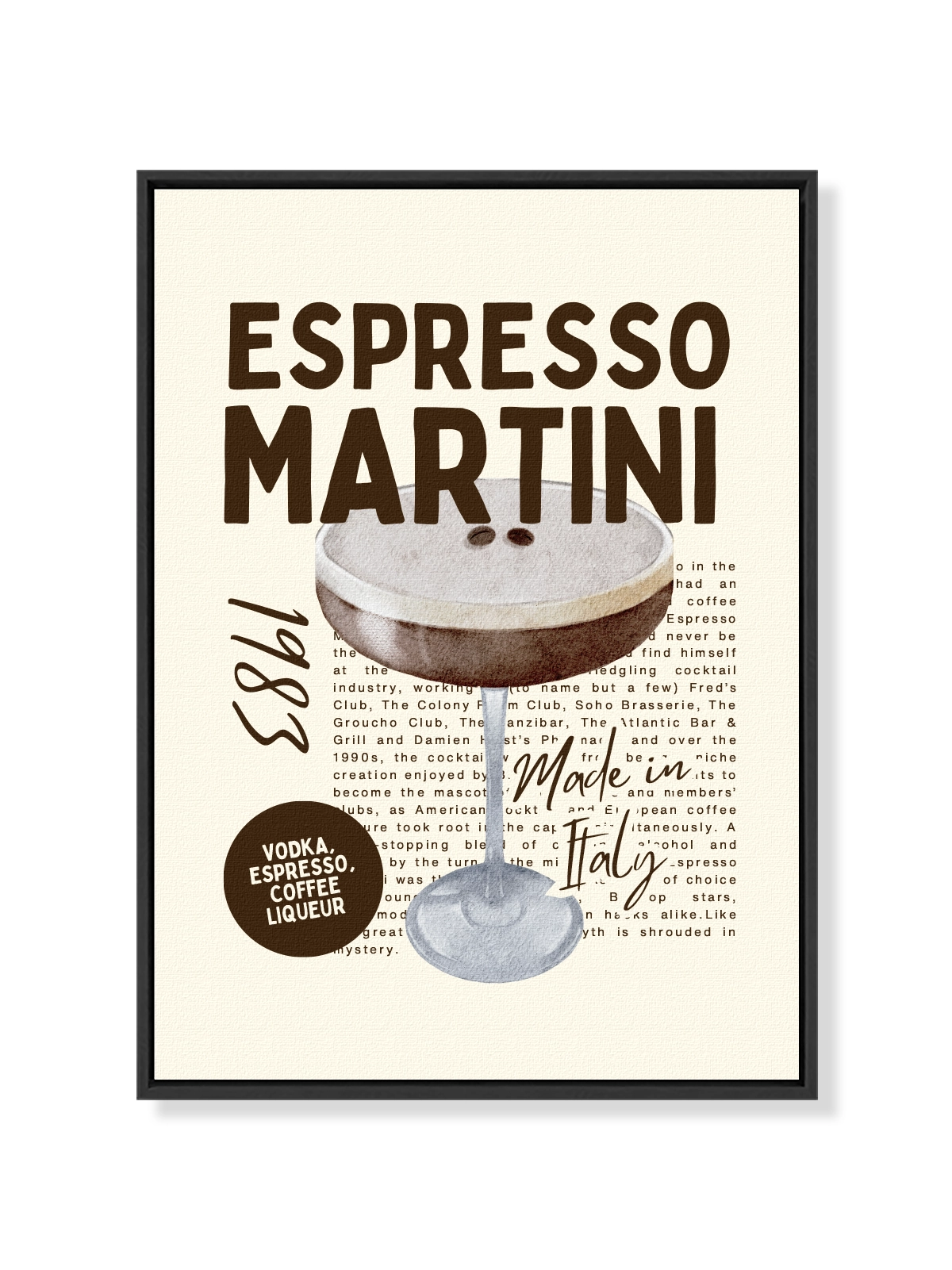 Espresso Martini Retro
