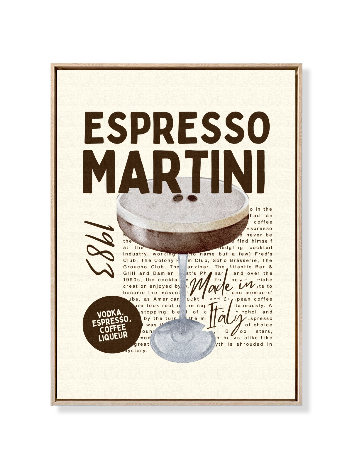 Espresso Martini Retro