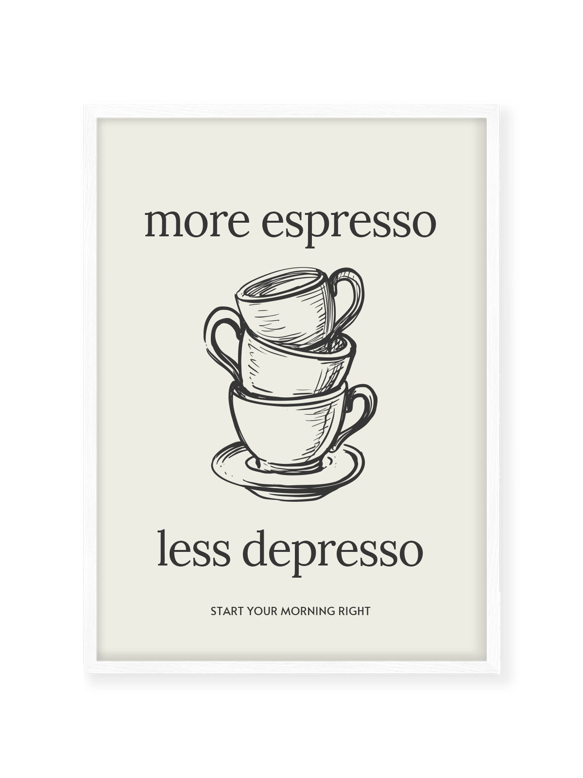 More Espresso, Less Depresso