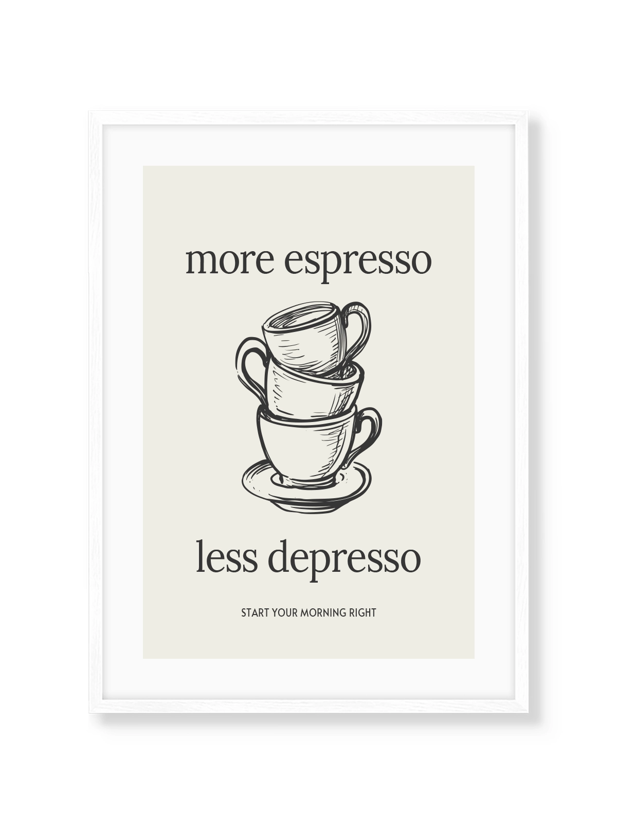 More Espresso, Less Depresso
