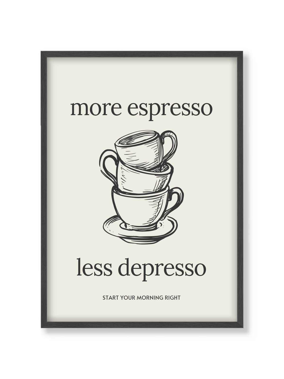 More Espresso, Less Depresso