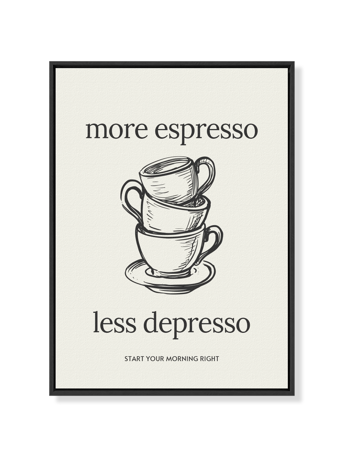 More Espresso, Less Depresso