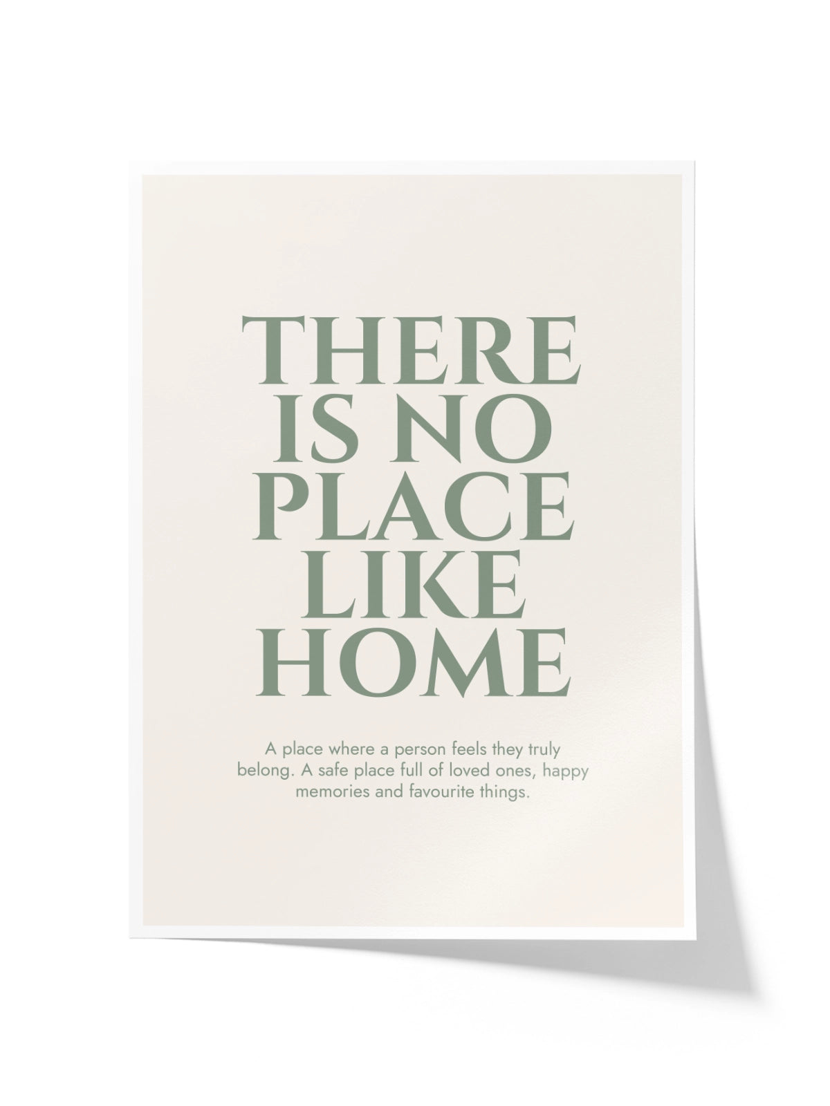 There is no Place Like Home
