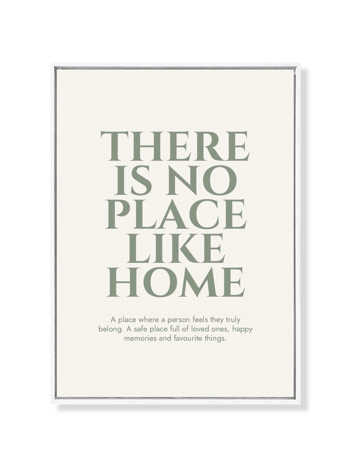 There is no Place Like Home