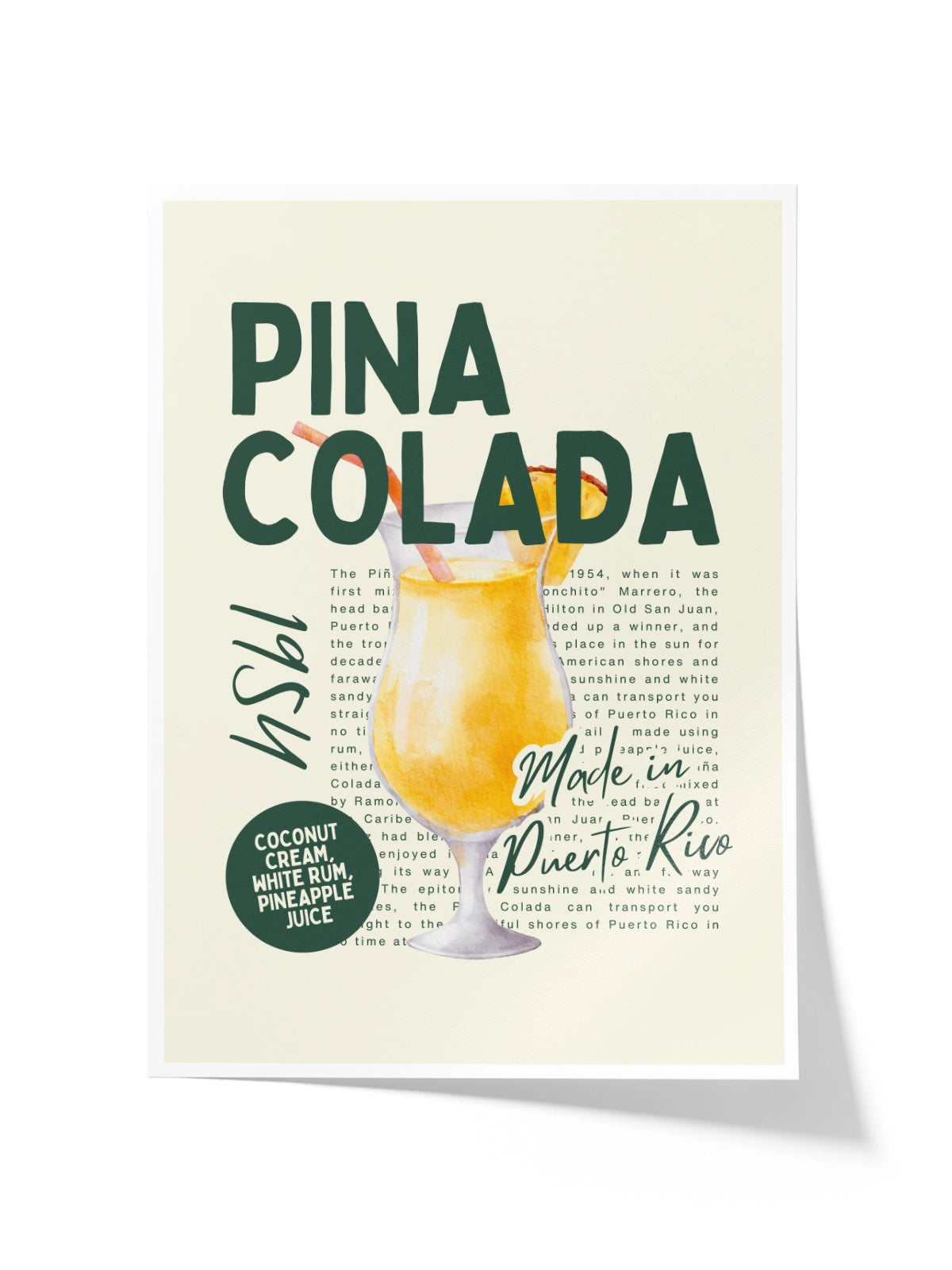 Retro Pina Colada