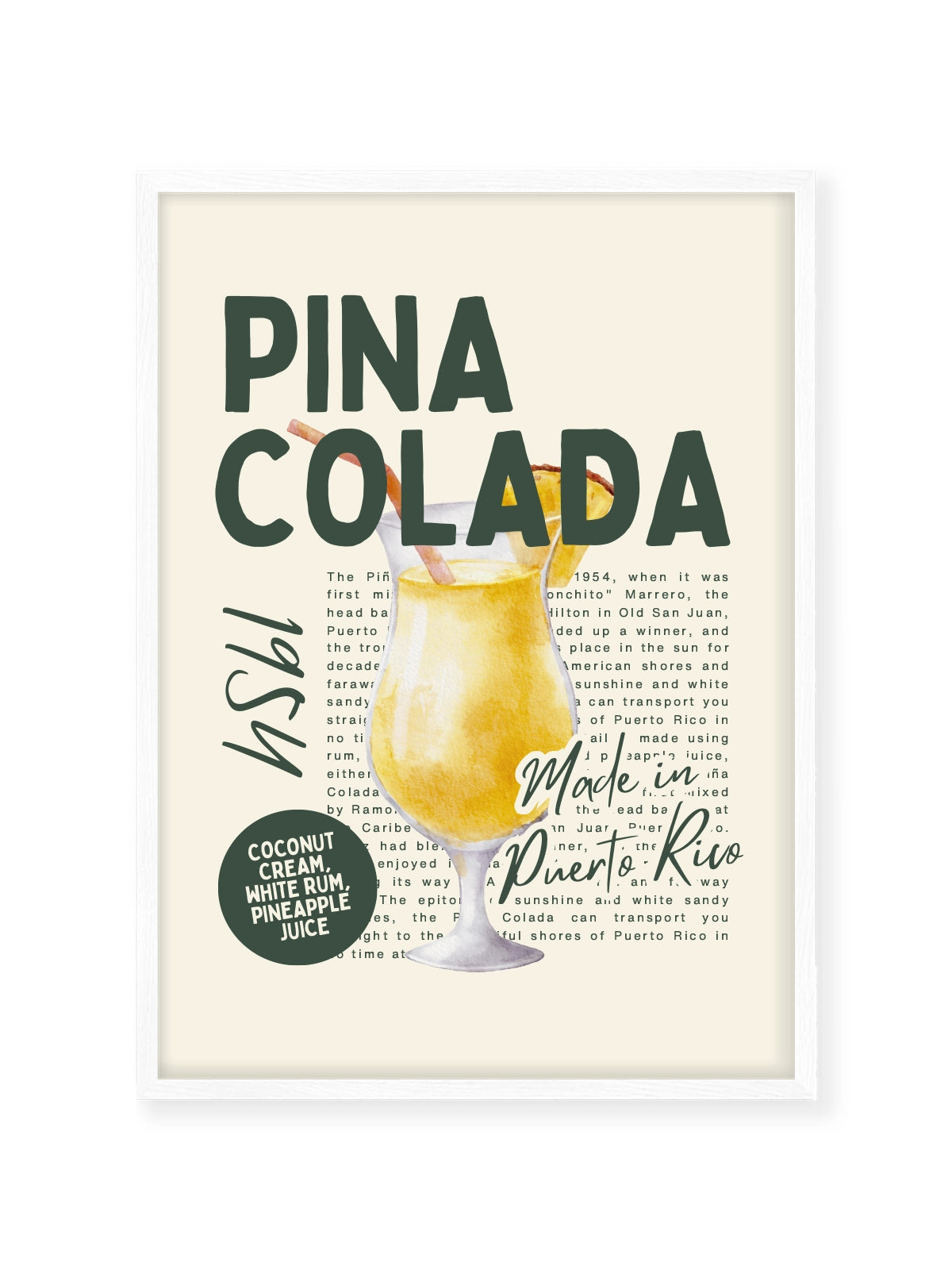 Retro Pina Colada